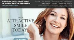 Desktop Screenshot of manateeoralsurgery.com